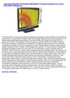 Televisions & Video - Anti-Glare TV-ProtectorTM Stylish TV Screen Protector for 37 inch LCD, LED or Plasma TV