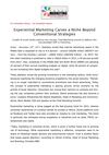 Experiential Marketing Carves a Niche Beyond Conventional Strategies