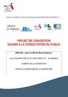 Projet Convention - Mise à disposition du public