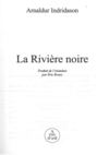 La Rivière noire - Extrait
