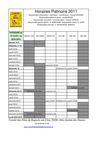 HORAIRES 2011 PATINOIRE