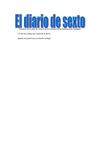 Periodico de la clase de sexto B de la Escuela Caritat Serinyana de Cadaqués