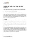 Finding the Right Price Point for Your Business