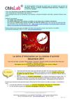 La lettre d'information sur la création (décembre 2011)