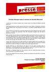 Christian Bourquin salue la mémoire de Danielle Mitterrand