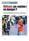 militant un métier en danger