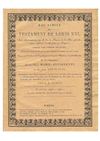 Tesyament de LOUIS XVI