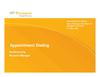 Appointment dialing - Conferencing BDM