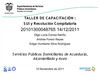 Superintendencia de Servicios Publicos