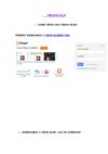 MANUAL PARA CREAR UN BLOG