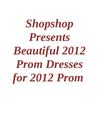 2012 Prom Dresses