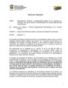 Circular Conjunta ORDEN NACIONAL. Solicitud información CPS. 