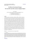 The Case of HIV and AIDS Awareness Campaign in Nigeria