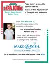 Papa John's Campaign Flier