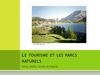 Le tourisme et les parcs nationaux