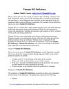Vitamin B12 Deficiency