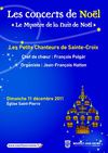 Concert de Noël : les Petits Chanteurs de Sainte-Croix