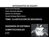 Clasificacion seguridad 