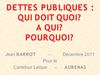 Dettes publiques