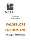 Valdeblore - La Colmiane par les chiffres - Données de l'INSEE - 06450 Alpes Maritimes