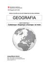 GEOGRAFIA PACFGS UD 4. CATALUNYA I ESPANYA A EUROPA I AL MÓN