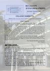 Bulletin 2 d'information du collège