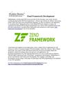 Zend Framework Development