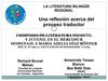 IMPORTANCIA DE LA LITERATURA BILINGÜE REGIONAL PARA EL ENRIQUECIMIENTO DE LAS CLASES DE PORTUGUÉS Y ESPAÑOL COMO...