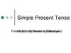 Simple Present Tense