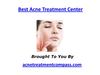 Best Acne treatment center
