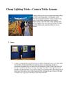Cheap Lighting Tricks - Camera Tricks Lessons