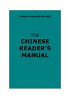 Mayers, William F. : The Chinese Reader's Manual