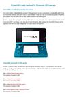 Crown3DS team finished 70% process of 3DS game jailbreak