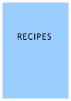 Recipes