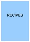 Recipes