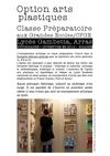 Option arts plastiques en classe préparatoire littéraire, CPGE, Lycée Gambetta, Arras