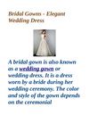 Bridal Gowns - Elegant Wedding Dress