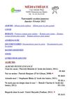 Nouveautés Jeunesse Janvier-Février 2012
