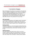 4 Ways Blogging Benefits You