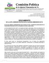 Documento Teológico/Político de la CPI Dimensión de Fe