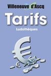 Tarifs des ludothèques 2012