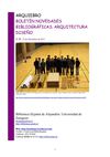 Boletín de novedades de Arquitectura y Diseño de la Biblioteca Hypatia de Alejandría UZ, nº 20
