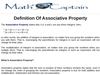 definition of associative property