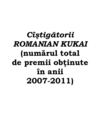 CÎŞTIGĂTORII 2007-2011 NUMĂR TOTAL DE PREMII