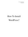 Installing Word Press traning module