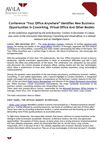 Conference “Your Office Anywhere” Identifies New Business Opportunities In Coworking, Virtual Office And Other...