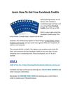 Learn how to get free facebook credits