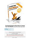 Create Your First Website 