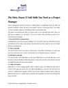 The Dirty Dozen 12 Soft Skills You Need as a Project Manager