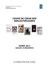 Coups de coeur 2011